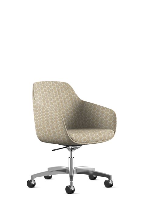 My old chair didn't have arms so i hadn't realized a chair with arms really doesn't work so well with one day for grins and giggles, i checked online to see if pottery barn had any new desk chairs in for. Patterned Desk Chair / Gold Paige Acrylic Swivel Chair ...