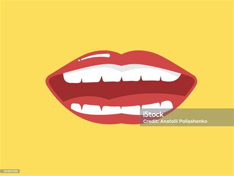 Mouth Options With Lips Tongue And Teeth Stock Illustration Download