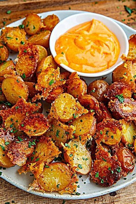 Crispy Parmesan Roast Potatoes Recipe Roasted Potato Recipes