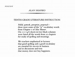 —Alan Shapiro, POETRY, July 2001 | Poetry foundation ...