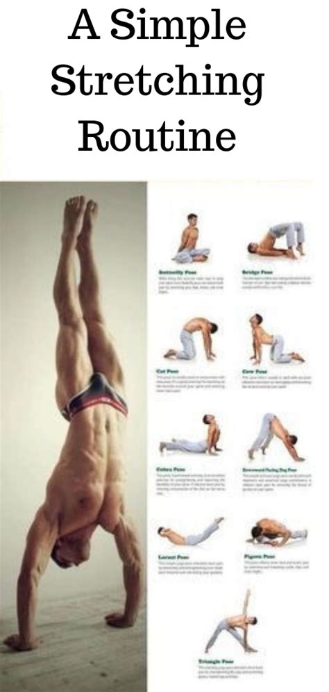 A Simple Stretching Routine Stretch Routine Daily Exercise Routines