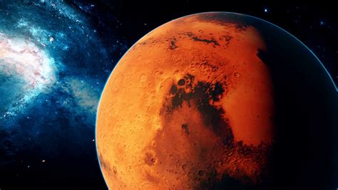 Realistic View Of Stunning Mars From Deep Stock Motion Graphics Sbv