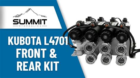 Summit Hydraulics Kubota L4701 Front Third Function And Rear Remote Kit