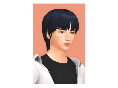 Shin Hair By Syaovu Sims Sims 4 Cc Hair Male Sims 4