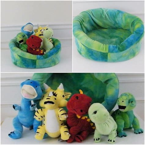 Melissa And Doug 6 Baby Dinos In A Nest Dinosaur Plush 2124 Dinosaur