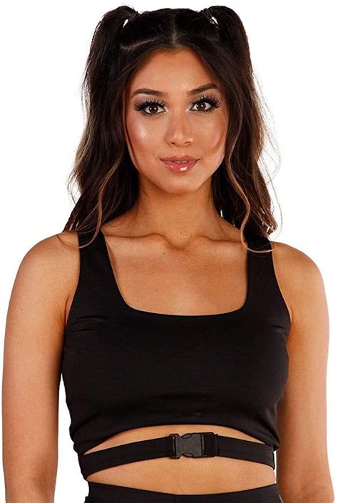 Iheartraves Womens Bralette Crop Tops Ultra Cropped Festival Rave