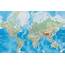 World Digital Terrain Map  Mercator Projection Europe Centered –