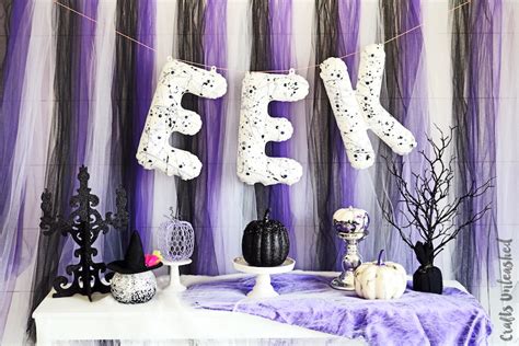 Diy Halloween Party Decorations Backdrop Idea Consumer Crafts