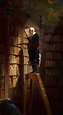 "The Bookworm" by Carl Spitzweg (1850) —Λrtlinix | Book worms, Painting ...