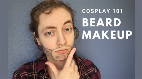 Cosplay 101 How To Make A Fake Beard With Makeup Youtube