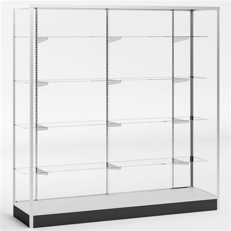 70 X 72 In Glass Back Display Case Wall Showcase Specialty Store