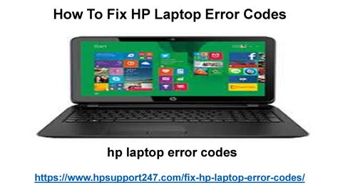 How To Fix Hp Laptop Error Codes Hp Laptop Error Code Coding