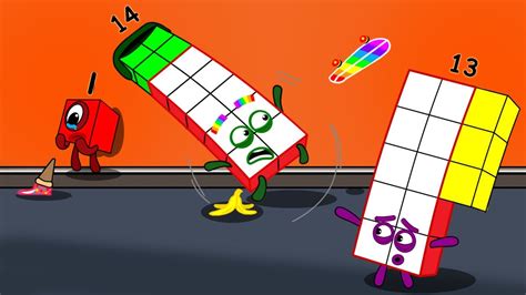 Numberblocks 13 Lost His Bad Luck Numberblocks Fanmade Coloring Story