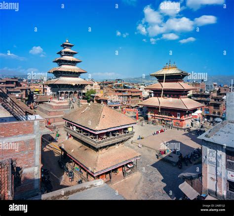 Kathmandu Bhaktapur Durbar Square Stock Photo Alamy