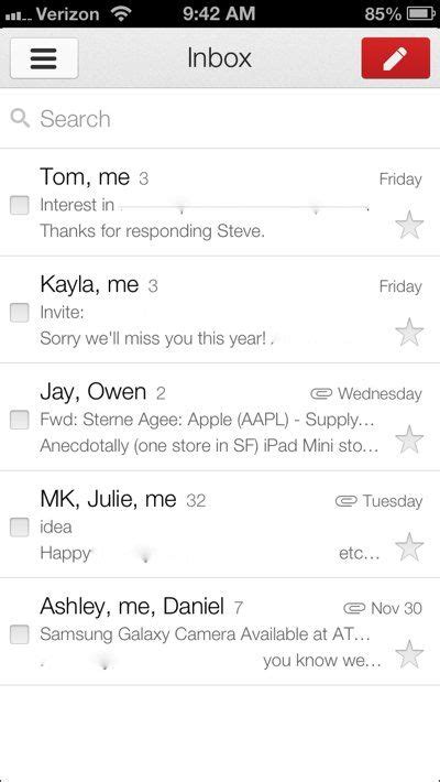 Gmail App Gets A Redesign New Features Plus Off Line Mode For Ios