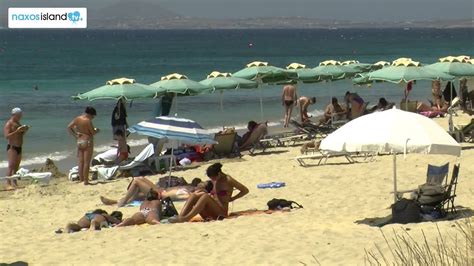 Plaka Beach At Naxos Island Greece YouTube