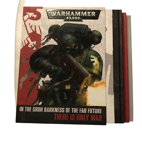 3 X Warhammer 40000 Books In The Grim Darkness Of The Far Future There