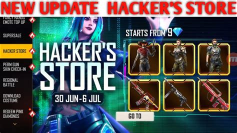 This hack works for ios, android and pc! Free Fire New Update Hacker's Store, free fire hacker ...