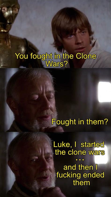 It Was Obi Wan All Along Starwarsmemes