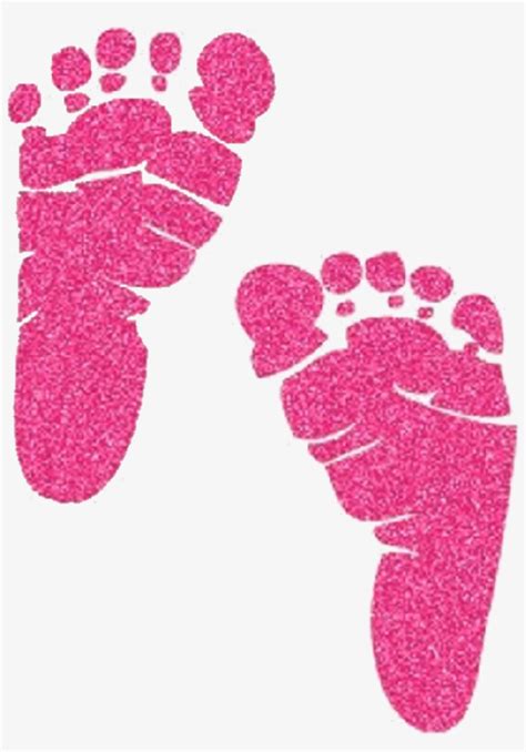 Clipart Free Library Pink Baby Footprints Clipart Baby Footprints