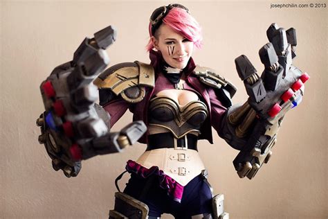 the best vi cosplay i ve ever seen league of legends cosplaygirls cosplay league of