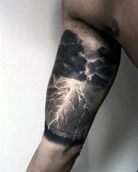 30 Realistic Thunderstorm Tattoo Bysunariyahtitik