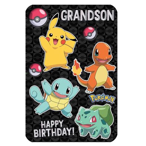 Pokemon Birthday Cards Assortedi Ebay