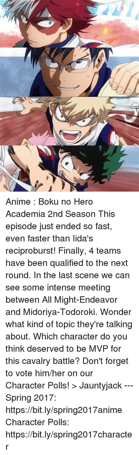 Anime Boku No Hero Academia 2nd Season This Episode Just Ended So Fast