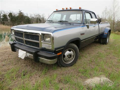 62k 1993 Dodge Dually D350 Cummins Turbo Diesel Auto 2wd One Owner Rare