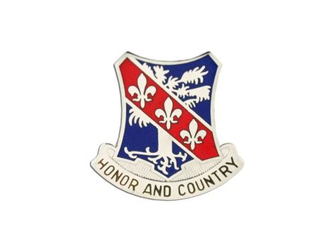 327th Infantry Regiment Army Unit Crest Honor And Country Ira Green