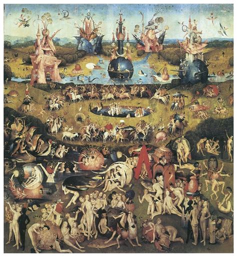 Garden Of Earthly Delights 1510 Bosch Great Art Painting Etsy