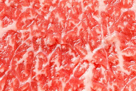 Wagyu Striploin Steak Texture Stock Image Colourbox