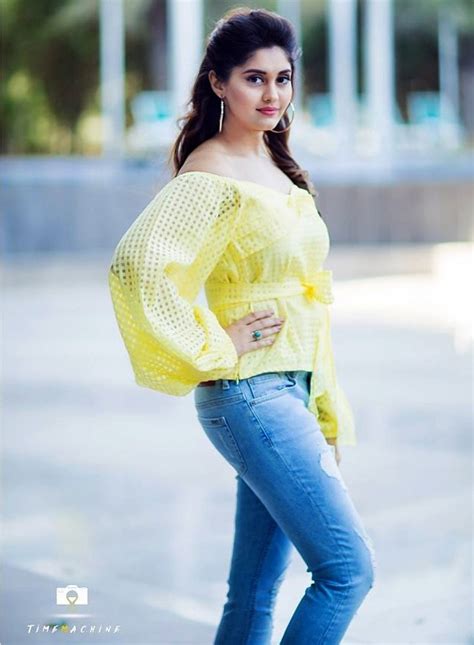 Meet colour photo telugu movie actor, actress, director, producer and singers. Telugu Actress Surbhi Photo Shoot In Yellow Top Blue Tight ...