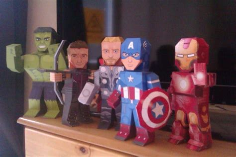 Build Marvels Avengers In Papercraft Rpapercraft