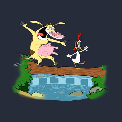 Cow And Chicken Cow And Chicken T Shirt Teepublic