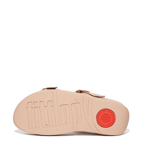 Fitfloptm Lulu Adjustable Slide Sparkle Nude Direct Leverbaar Uit De