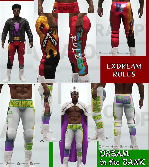 Ps4 Dream In The Bank And Exdream Rules Attires For The Velveteen