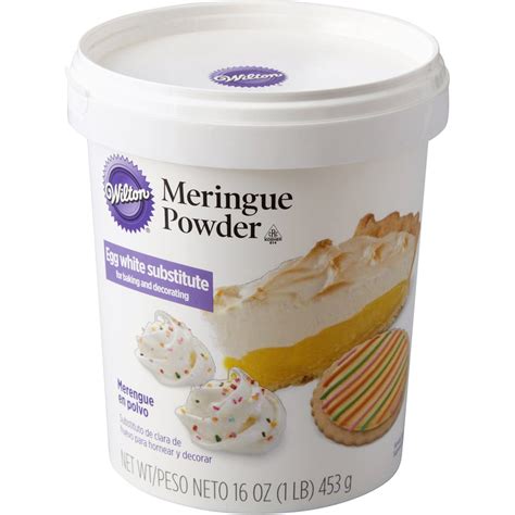 I've heard pavlova magic, the one in the dinky little egg shaped container, can be used as a substitute. Wilton Meringue Powder 16 oz Can 16 Ounce Free Shipping 720389025448 | eBay