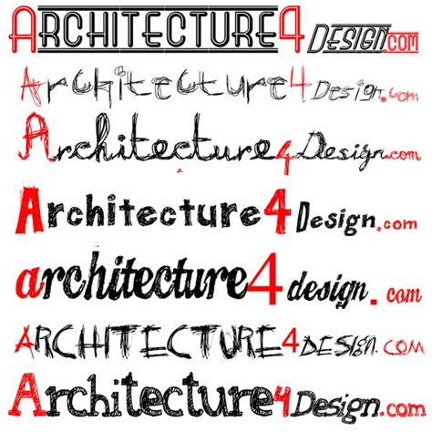Sketch Fonts For Architectural Lettering Architecture For Design