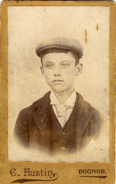 Vintage Boy Foto Telegraph
