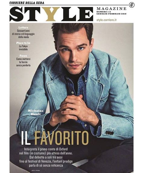 Nicholas Hoult For Style Magazine Italia Januaryfebruary 2019