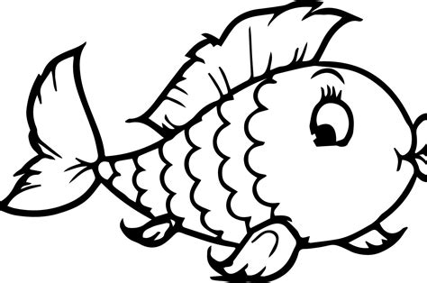 Fish Coloring Pages For Preschool At Getdrawings Free Download