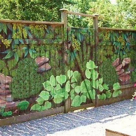 Fence Painting Ideas 25 Catchy Inspirations That You Can Try