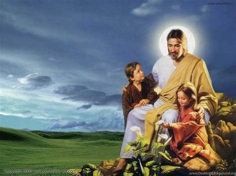 Jesus With Kids Wallpapers Wallpaper Cave