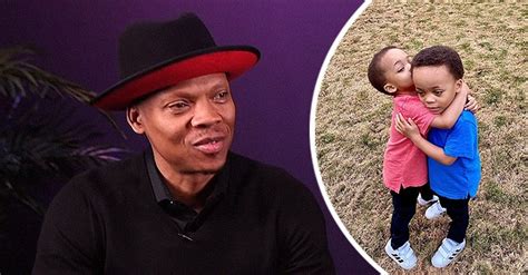 New Edition Star Ronnie Devoes Twins Ronald And Roman Show Each Other