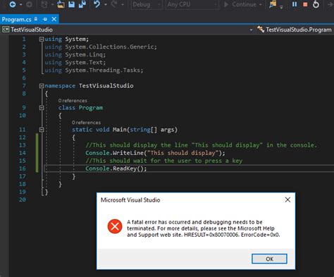 Visual Studio Code Vscode Error Typeerror Cannot Read Property Gambaran