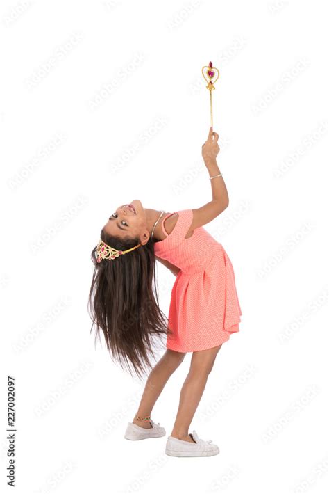 Little Girl Bending Stock Photo Adobe Stock