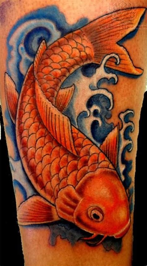 Traditional Japanese Koi Fish Tattoo