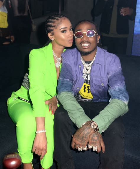 quavo reveals adorable pick up line he used for saweetie a look at the power couple s two year