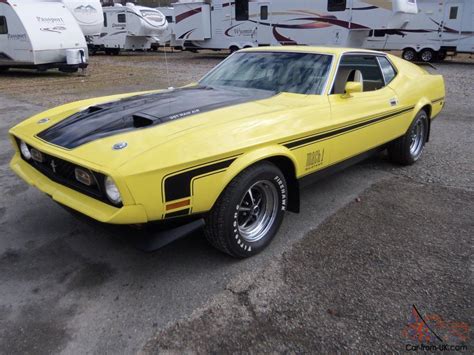 1972 Ford Mustang Mach 1 Specifications